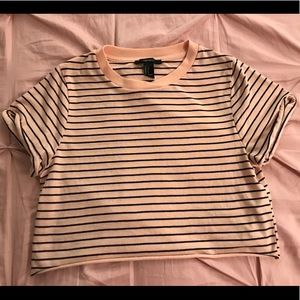 Striped crop top